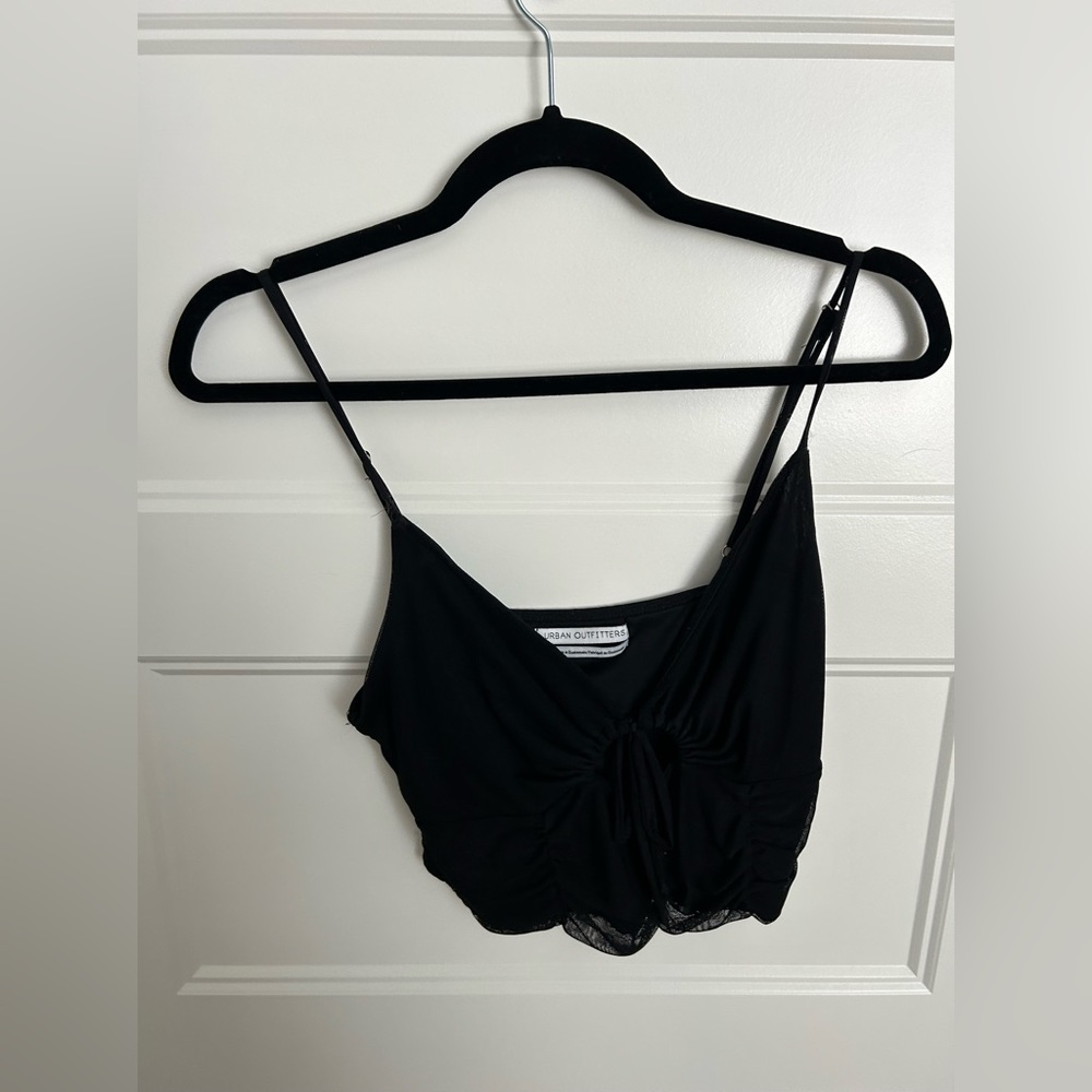 Urban Outfitters black cutout tank top